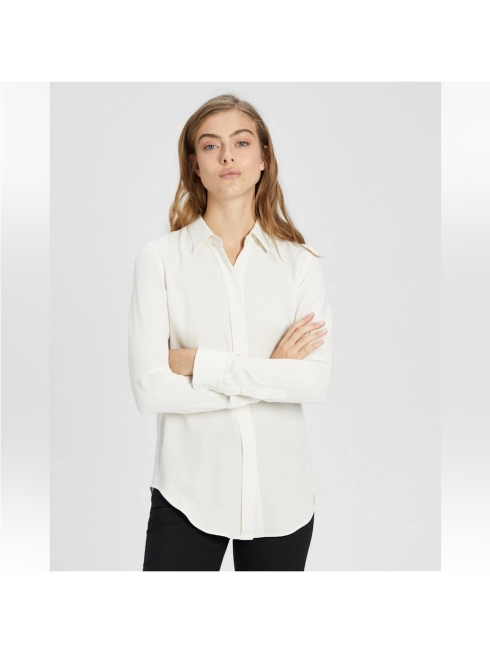 Theory silk blouse - Picture 1 of 8